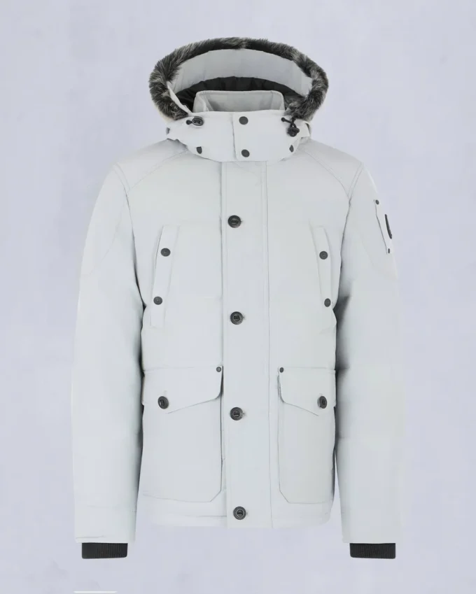 Onyx Round Island Jacke mit Lammfellbesatz