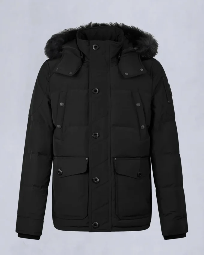 Onyx Round Island Jacke mit Lammfellbesatz