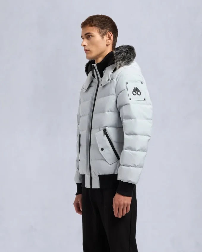 Onyx Scotchtown Bomberjacke mit Lammfellbesatz