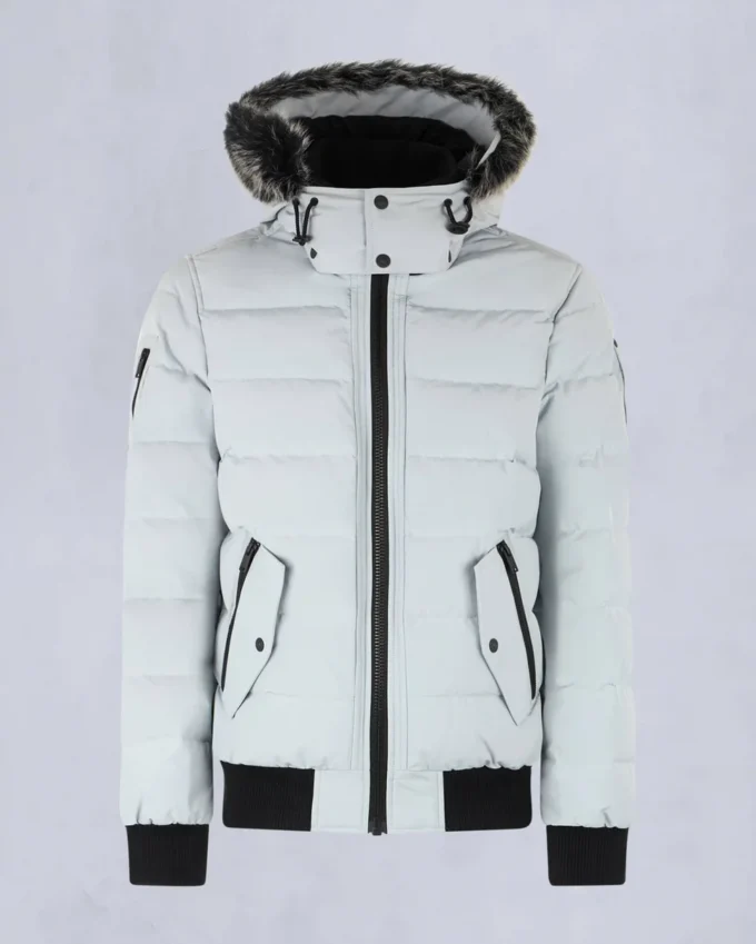 Onyx Scotchtown Bomberjacke mit Lammfellbesatz