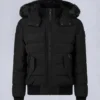 Onyx Scotchtown Bomberjacke mit Lammfellbesatz