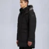 Onyx Shearling Trim Big Ridge Parka