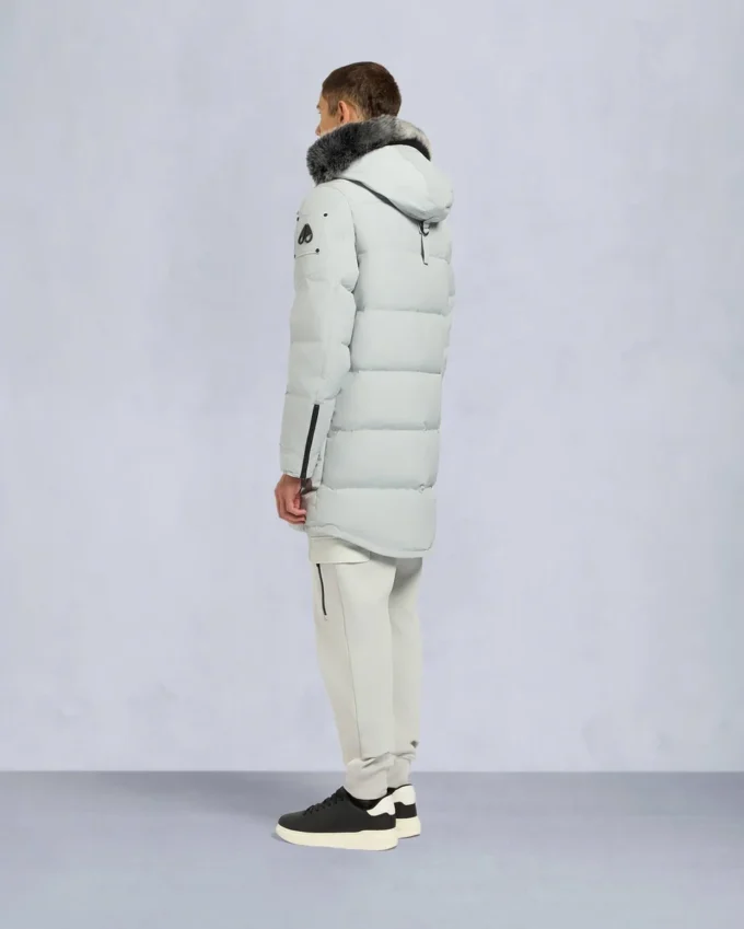 Onyx Shearling Trim Big Ridge Parka