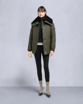 Original Aurora Shearling Trim Jacke