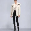 Original Aurora Shearling Trim Jacke