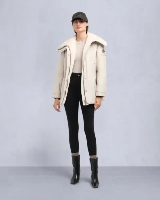 Original Aurora Shearling Trim Jacke