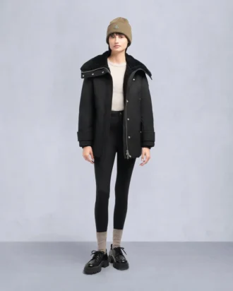 Original Aurora Shearling Trim Jacke