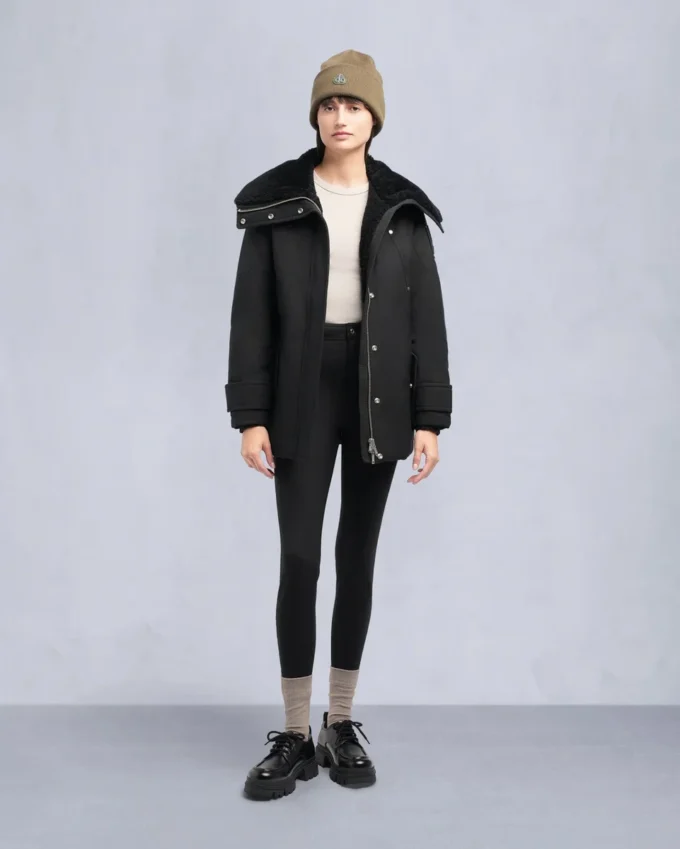 Original Aurora Shearling Trim Jacke