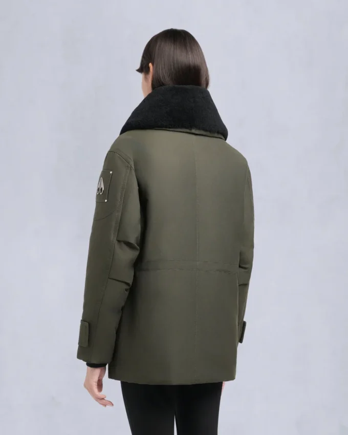 Original Aurora Shearling Trim Jacke