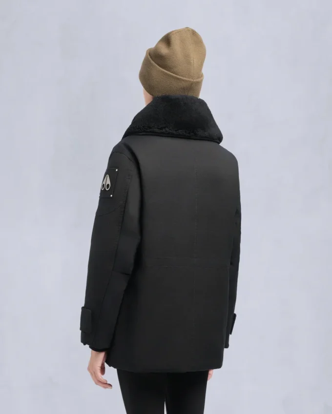 Original Aurora Shearling Trim Jacke