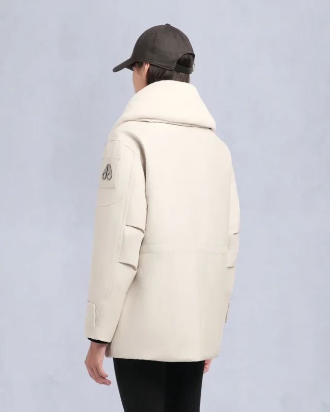 Original Aurora Shearling Trim Jacke