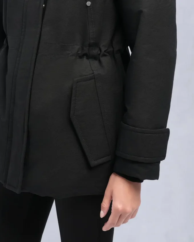 Original Aurora Shearling Trim Jacke