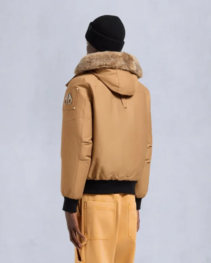 Original Ballistic Bomberjacke mit Lammfellbesatz