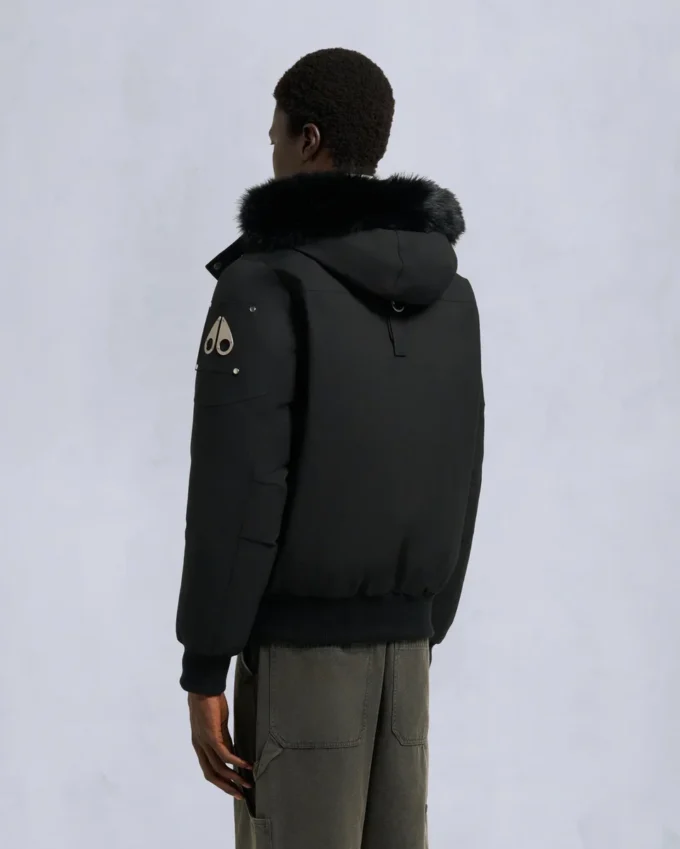 Original Ballistic Bomberjacke mit Lammfellbesatz