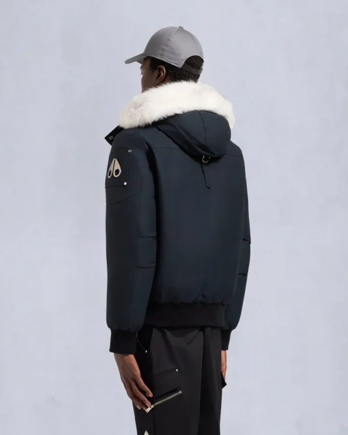 Original Ballistic Bomberjacke mit Lammfellbesatz