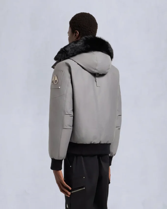 Original Ballistic Bomberjacke mit Lammfellbesatz