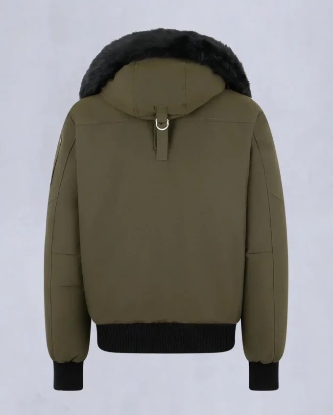 Original Ballistic Bomberjacke mit Lammfellbesatz