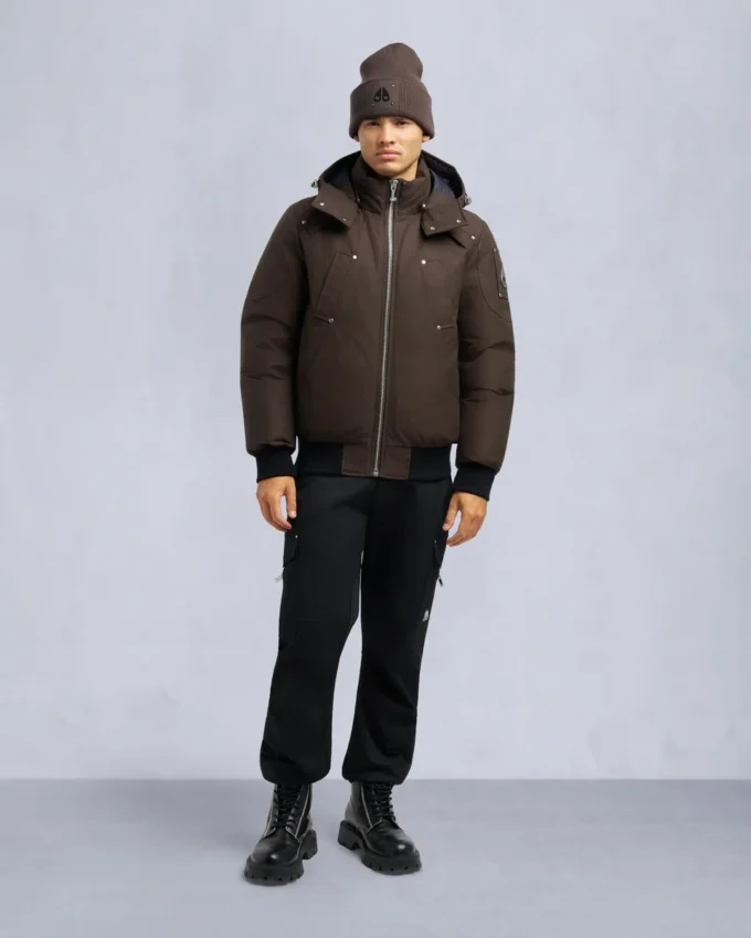 Original Ballistic Bomberjacke mit Lammfellbesatz