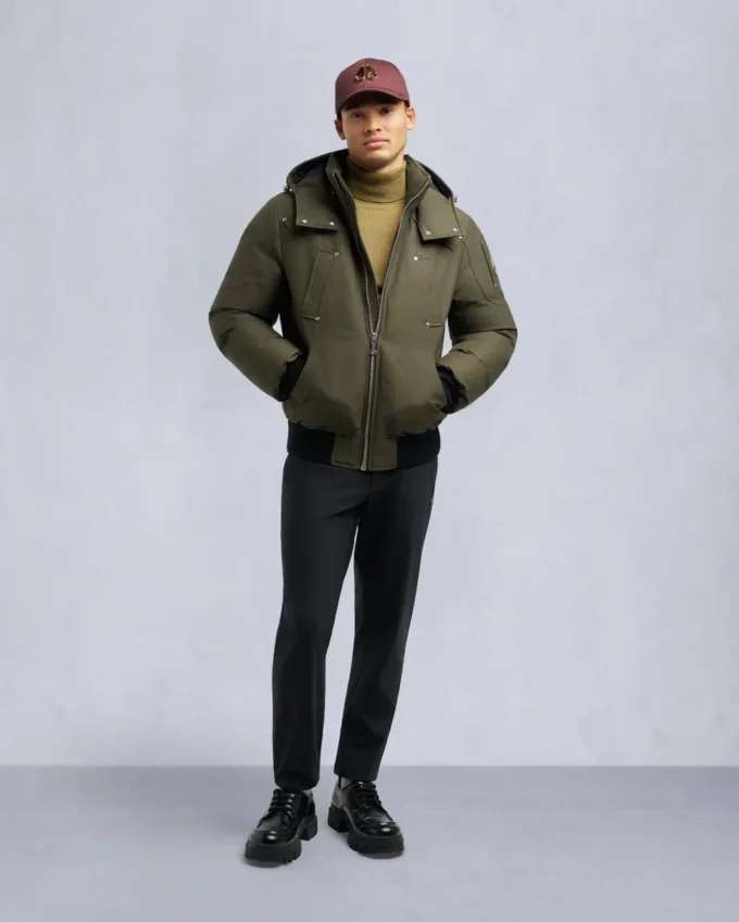 Original Ballistic Bomberjacke mit Lammfellbesatz