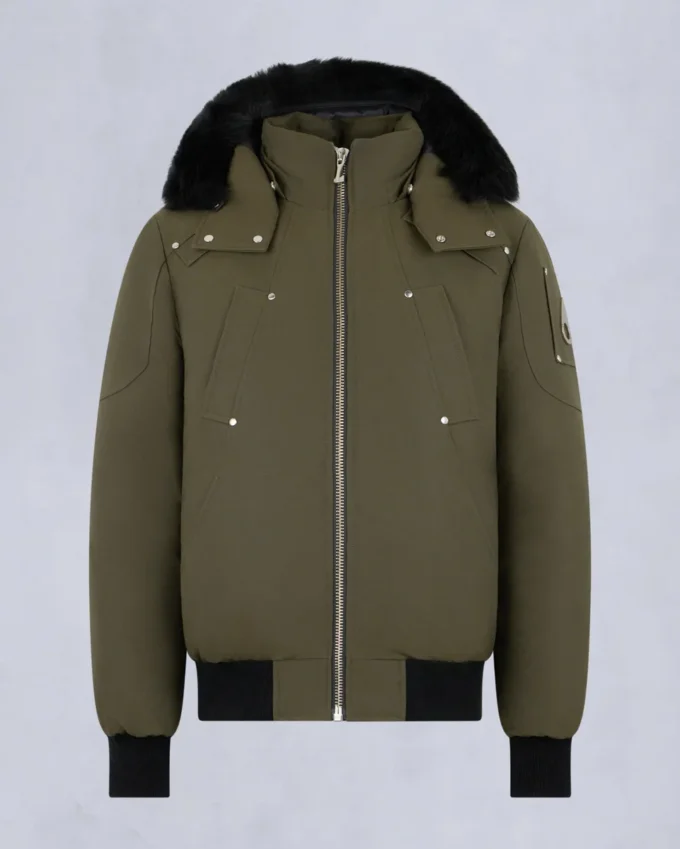 Original Ballistic Bomberjacke mit Lammfellbesatz