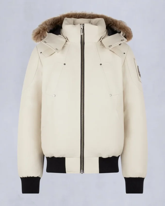 Original Ballistic Bomberjacke mit Lammfellbesatz