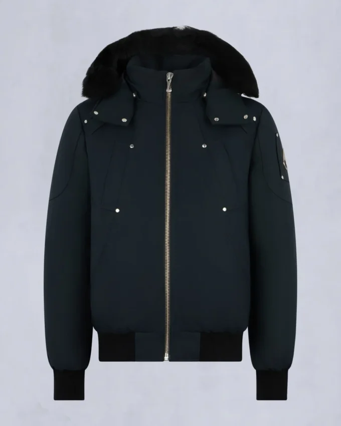 Original Ballistic Bomberjacke mit Lammfellbesatz