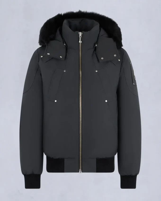 Original Ballistic Bomberjacke mit Lammfellbesatz