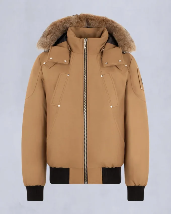 Original Ballistic Bomberjacke mit Lammfellbesatz