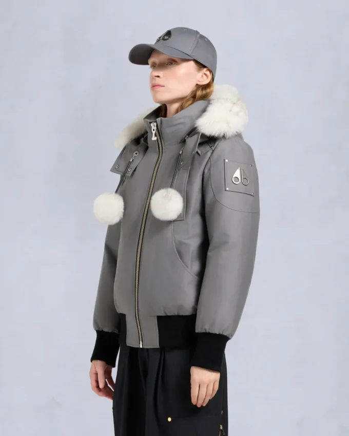 Original Debbie Bomberjacke mit Lammfellbesatz