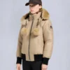 Original Debbie Bomberjacke mit Lammfellbesatz