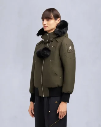 Original Debbie Bomberjacke mit Lammfellbesatz