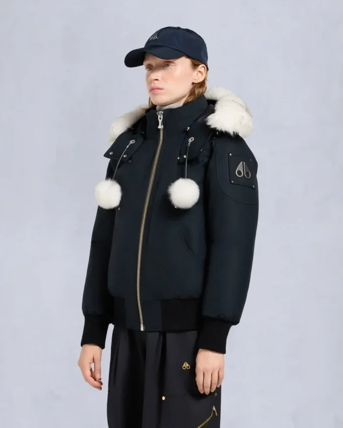 Original Debbie Bomberjacke mit Lammfellbesatz