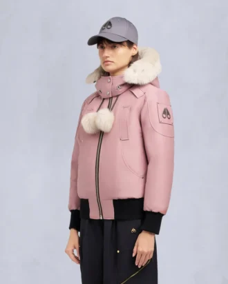 Original Debbie Bomberjacke mit Lammfellbesatz