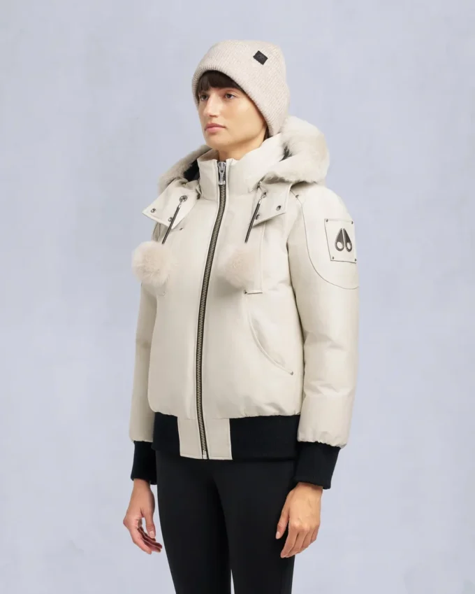 Original Debbie Bomberjacke mit Lammfellbesatz