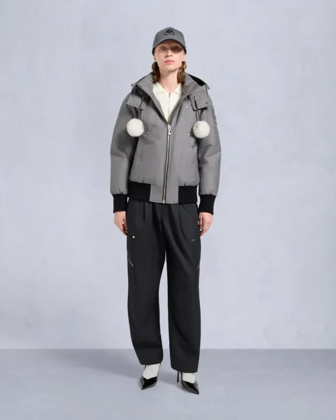 Original Debbie Bomberjacke mit Lammfellbesatz