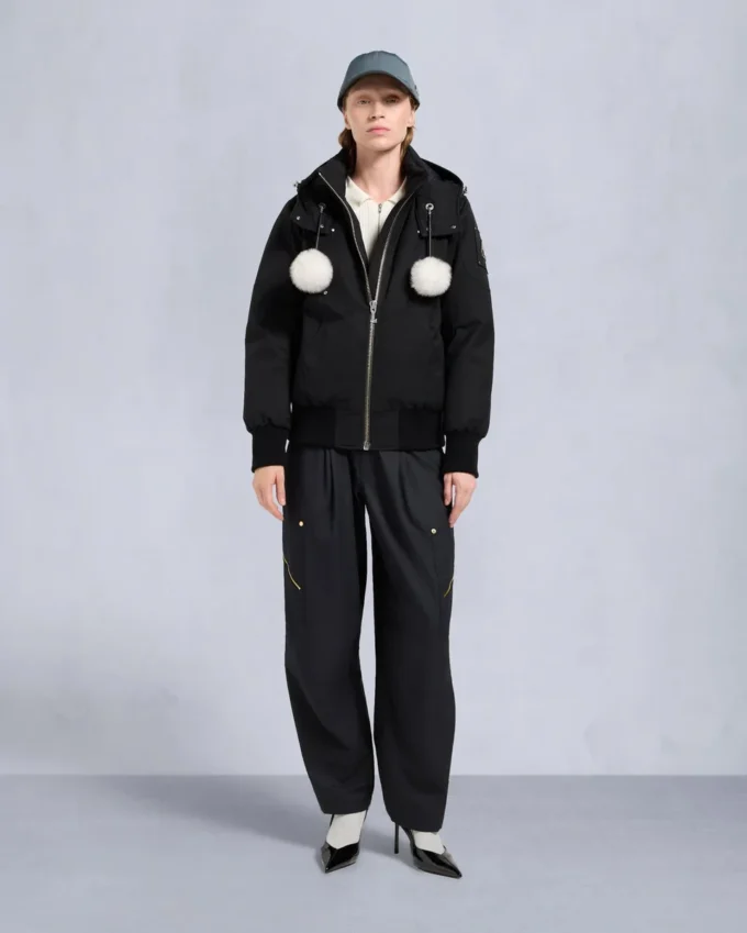 Original Debbie Bomberjacke mit Lammfellbesatz