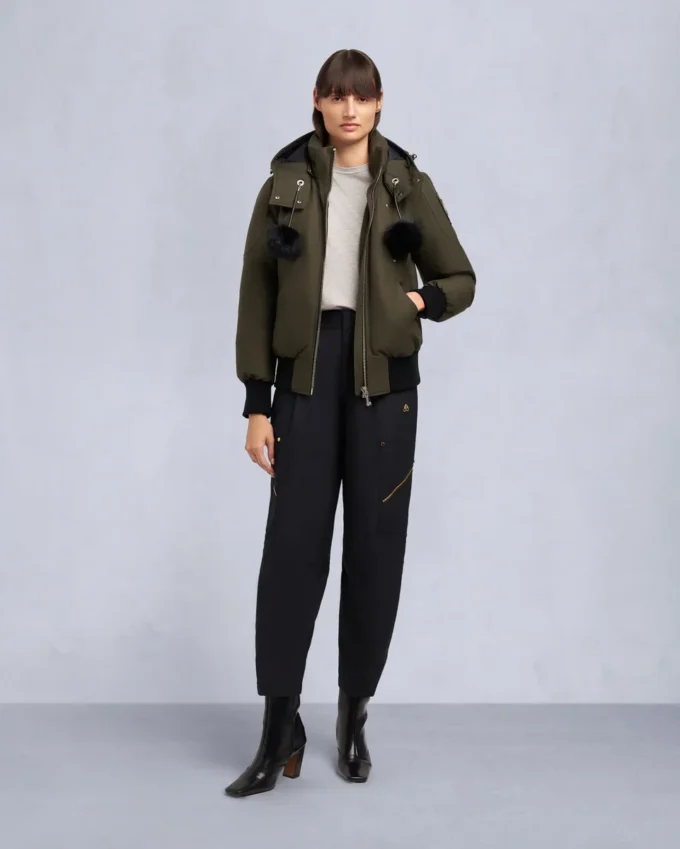 Original Debbie Bomberjacke mit Lammfellbesatz