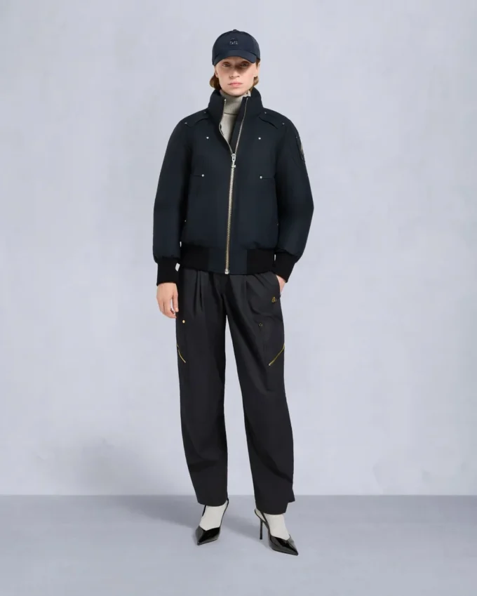 Original Debbie Bomberjacke mit Lammfellbesatz