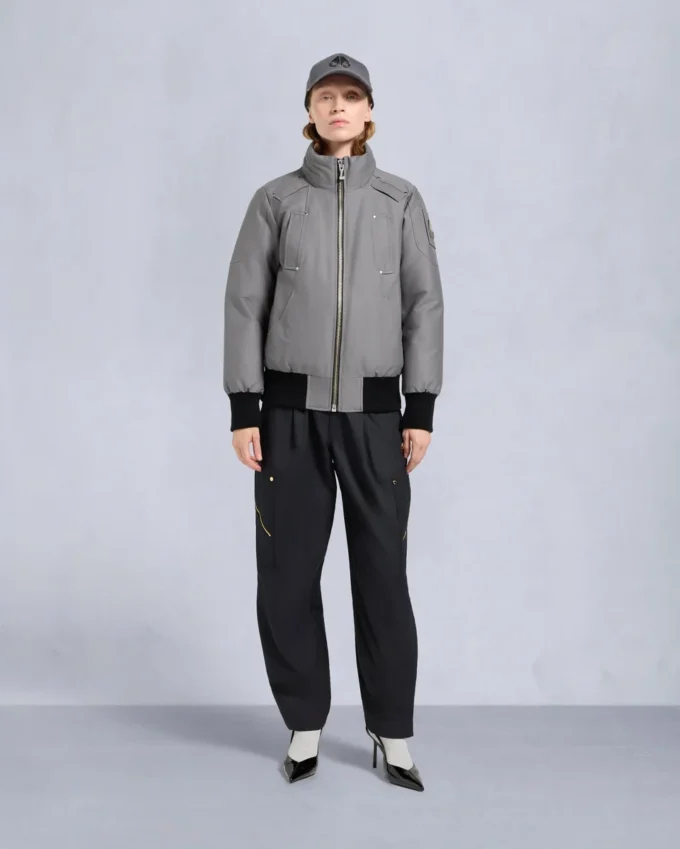 Original Debbie Bomberjacke mit Lammfellbesatz