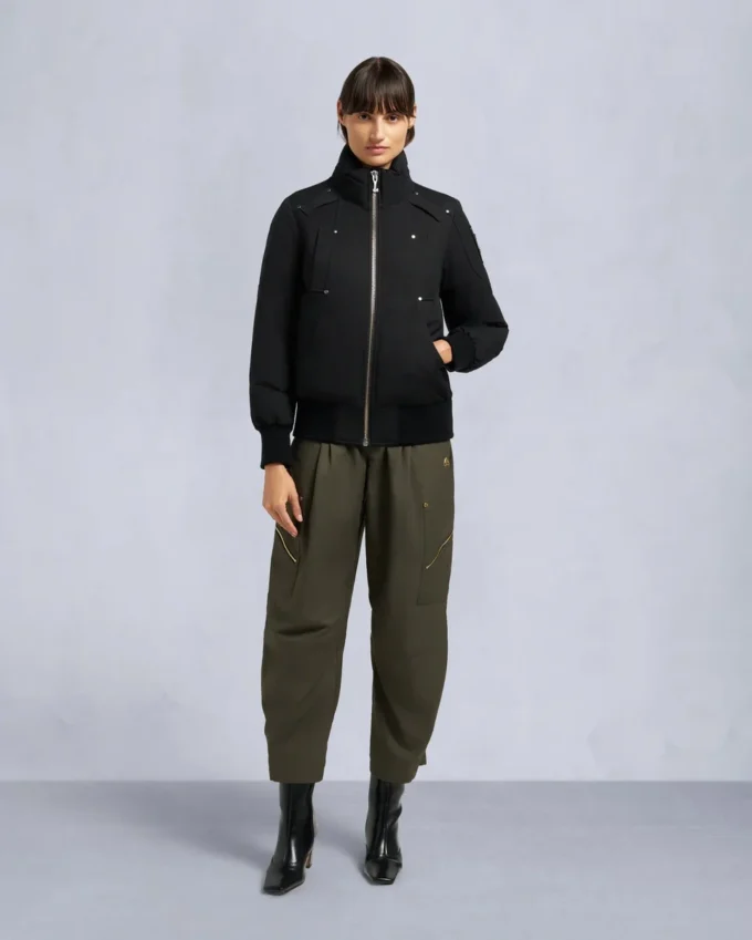 Original Debbie Bomberjacke mit Lammfellbesatz