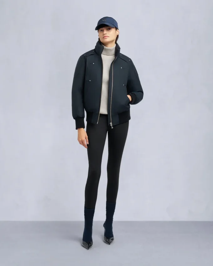 Original Debbie Bomberjacke mit Lammfellbesatz