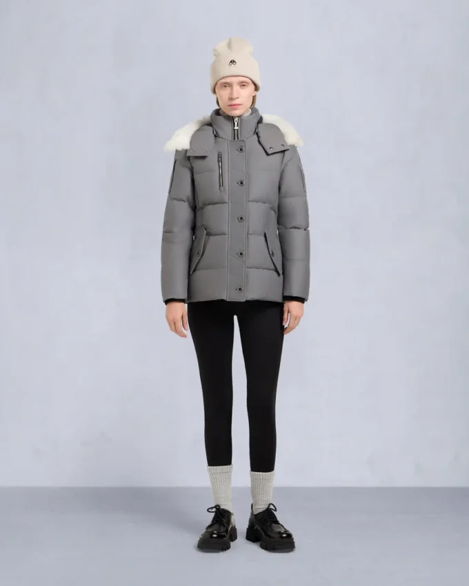 Original-Lammfellbesatz 3Q-Jacke