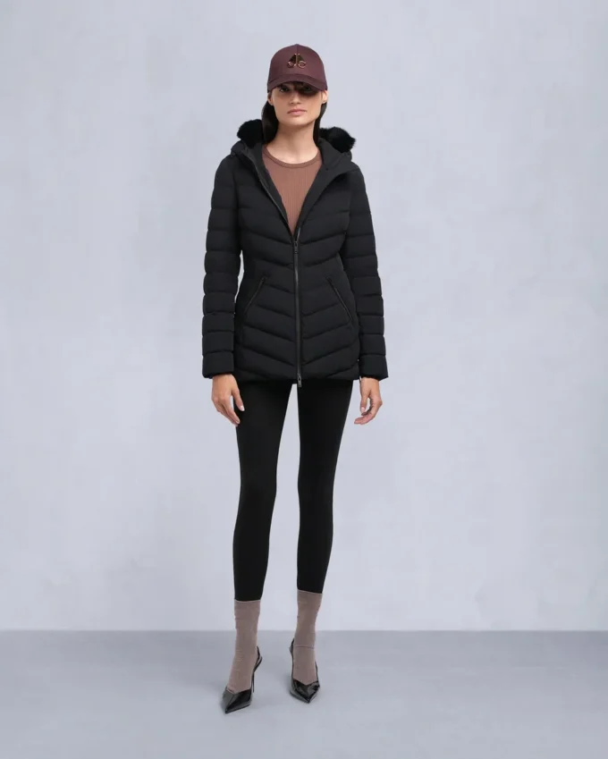 Roselawn Shearling Trim Jacke