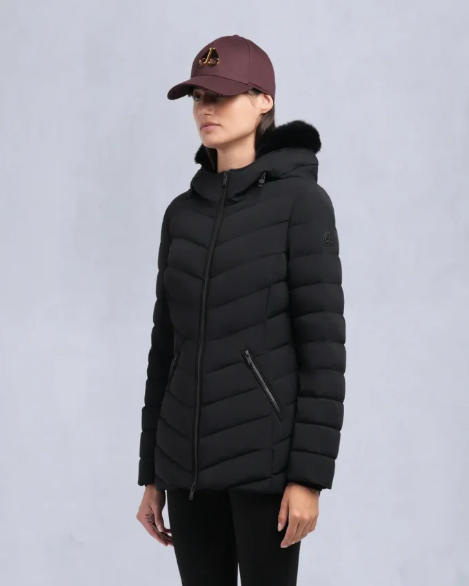 Roselawn Shearling Trim Jacke