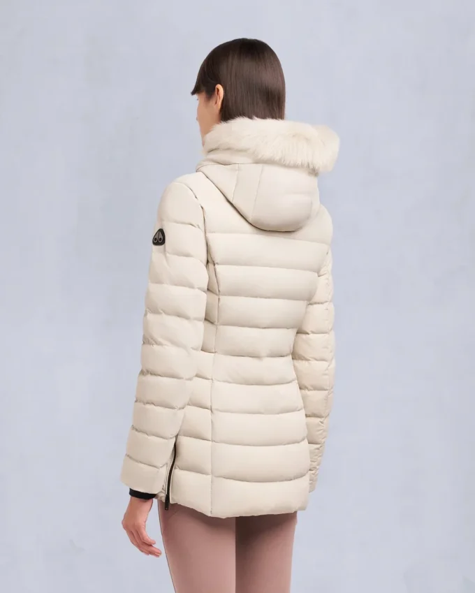 Roselawn Shearling Trim Jacke