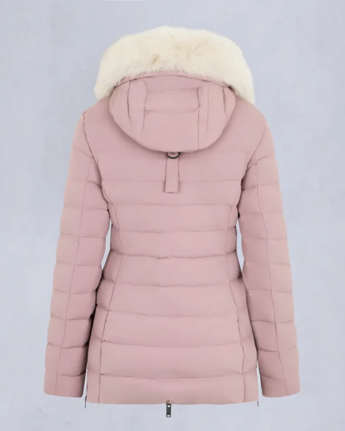 Roselawn Shearling Trim Jacke