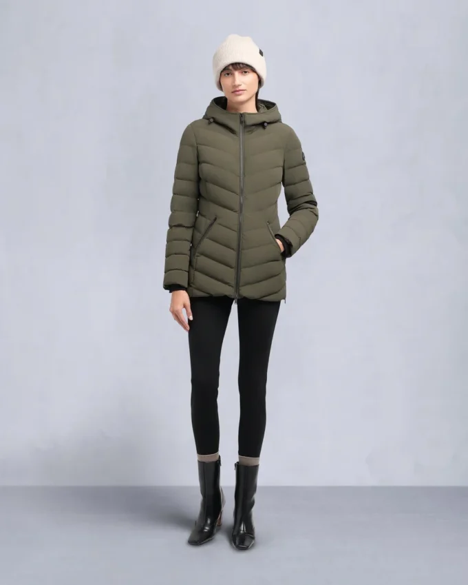 Roselawn Shearling Trim Jacke