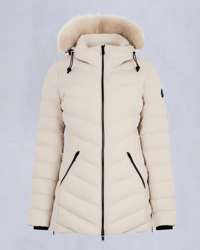 Roselawn Shearling Trim Jacke